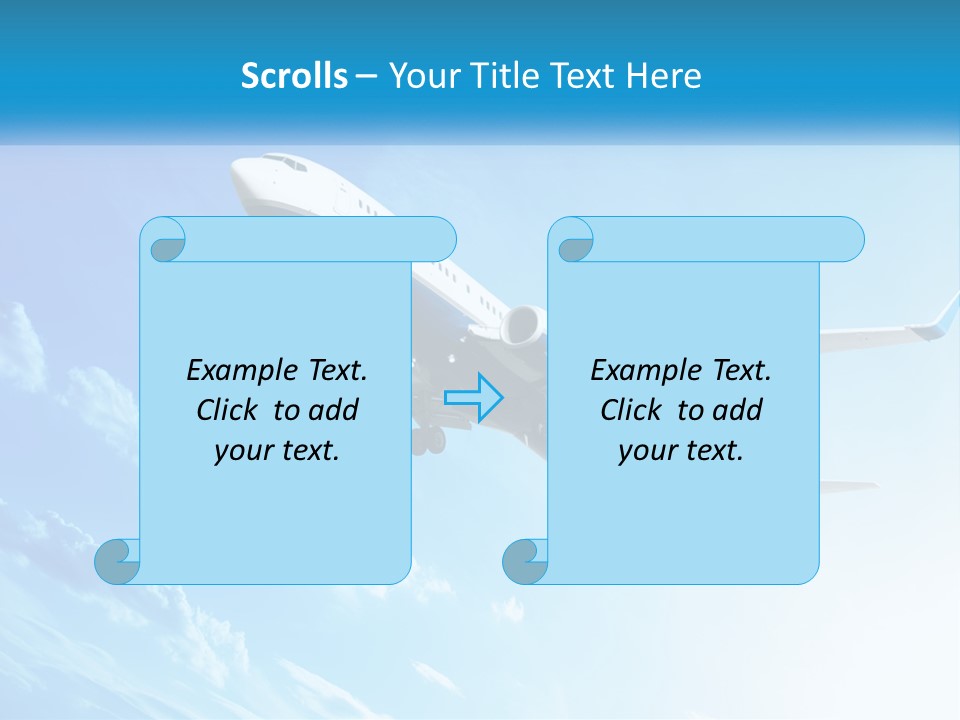 Icon Banner Celebration PowerPoint Template