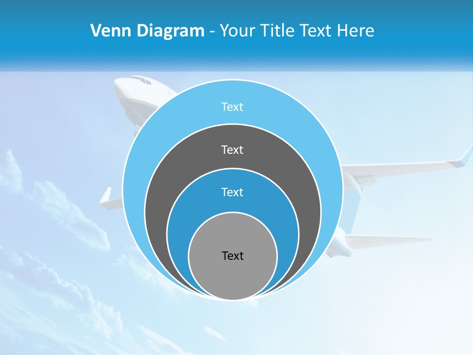 Icon Banner Celebration PowerPoint Template