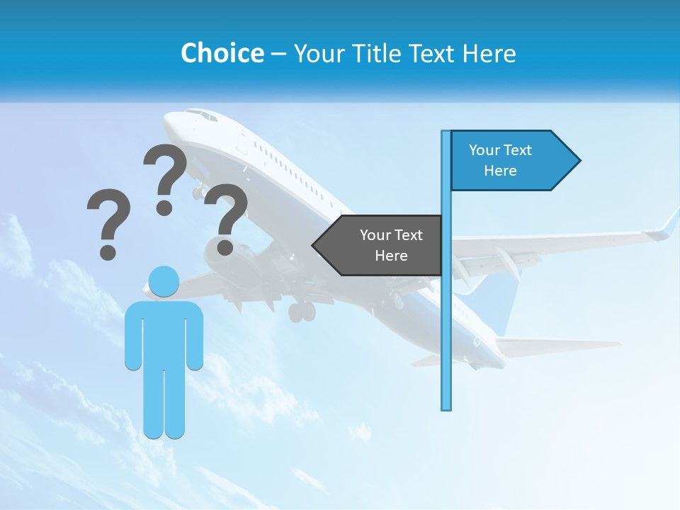 Icon Banner Celebration PowerPoint Template