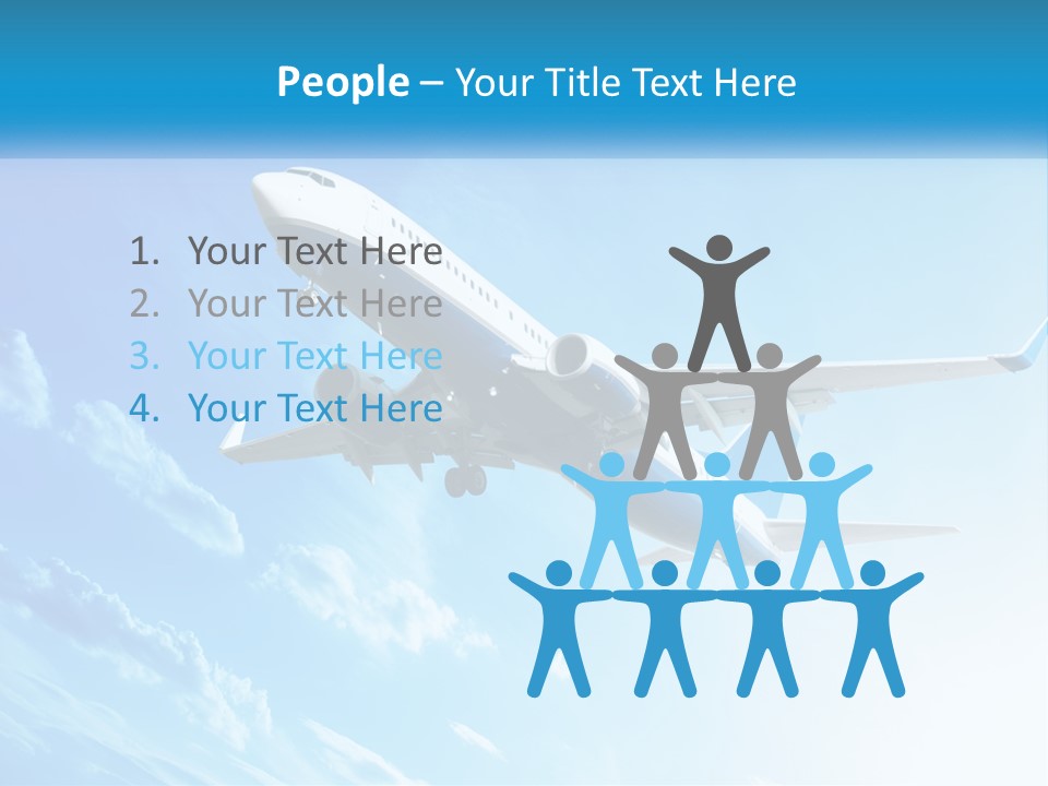 Icon Banner Celebration PowerPoint Template