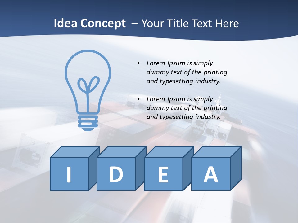 Icon Pink Background PowerPoint Template