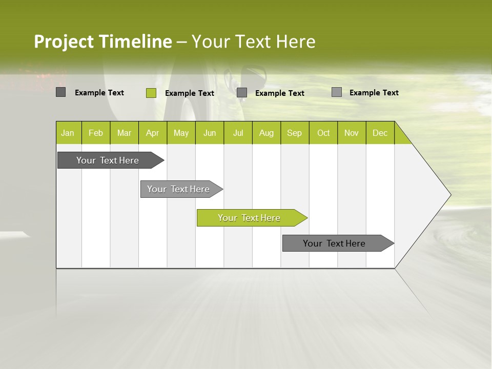 Candle Celebration Flag PowerPoint Template