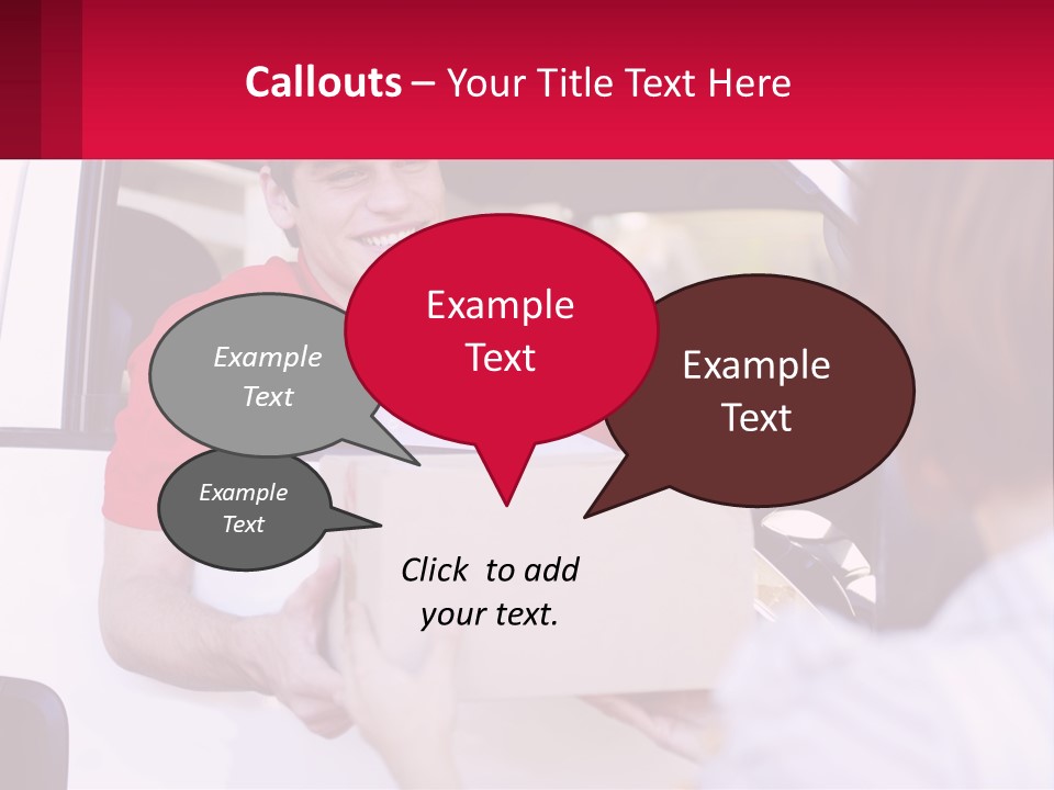 Element Cake Happiness PowerPoint Template