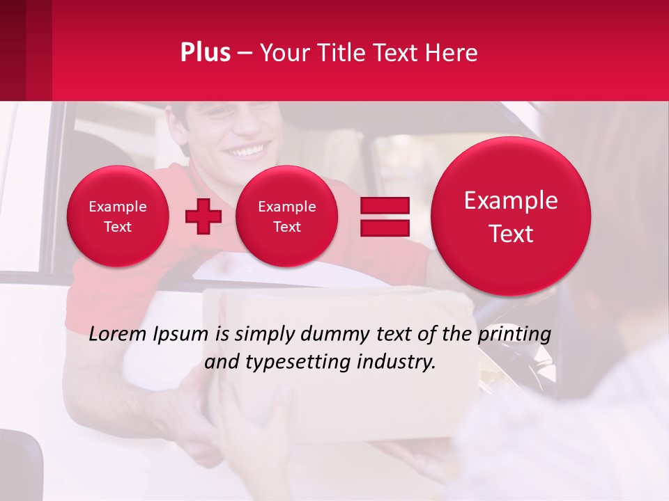 Element Cake Happiness PowerPoint Template