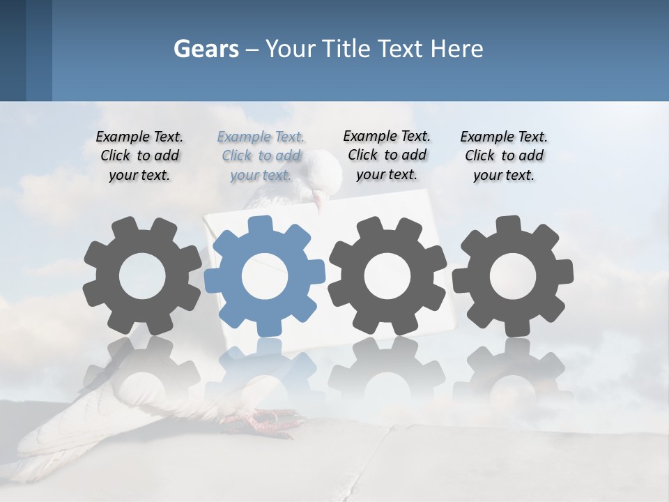 Happiness Greeting Icon PowerPoint Template