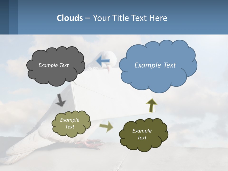 Happiness Greeting Icon PowerPoint Template