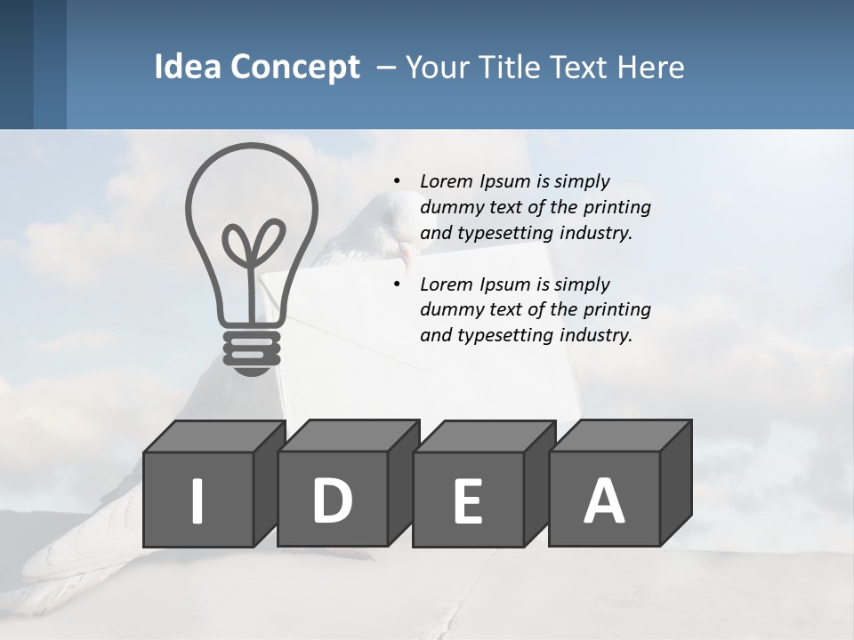 Happiness Greeting Icon PowerPoint Template