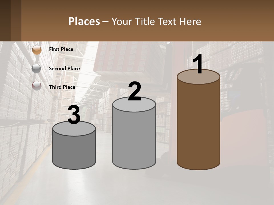 Postage Shape Balloon PowerPoint Template