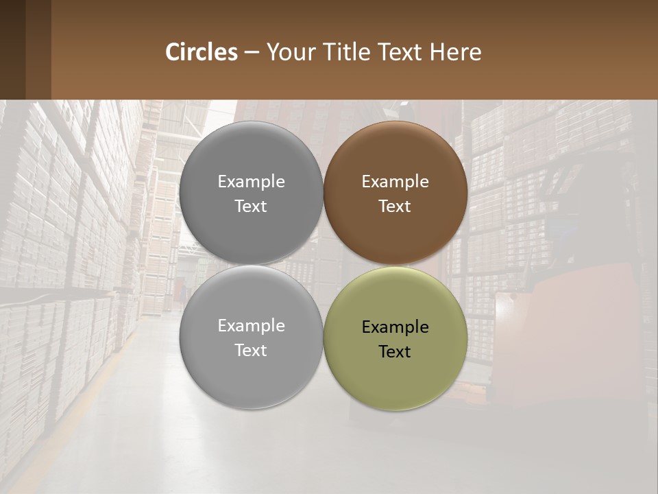 Postage Shape Balloon PowerPoint Template