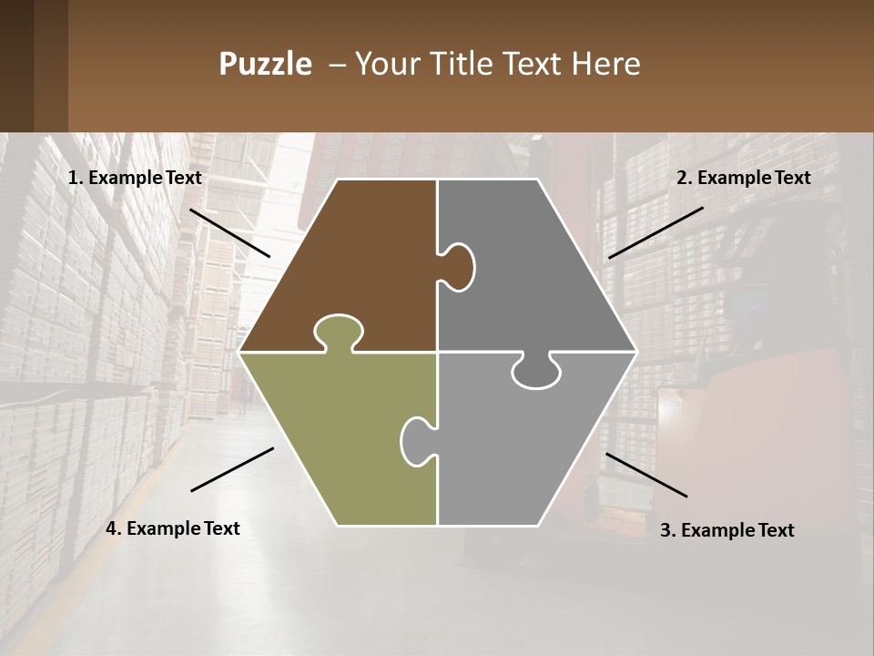 Postage Shape Balloon PowerPoint Template