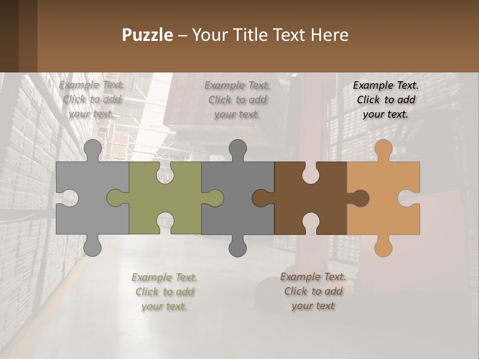 Postage Shape Balloon PowerPoint Template