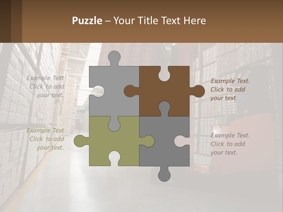 Postage Shape Balloon PowerPoint Template