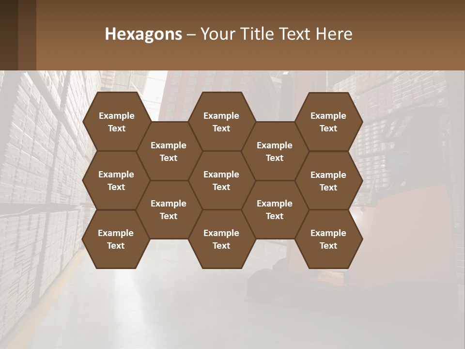 Postage Shape Balloon PowerPoint Template