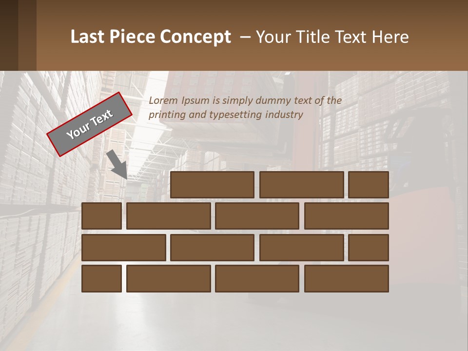 Postage Shape Balloon PowerPoint Template