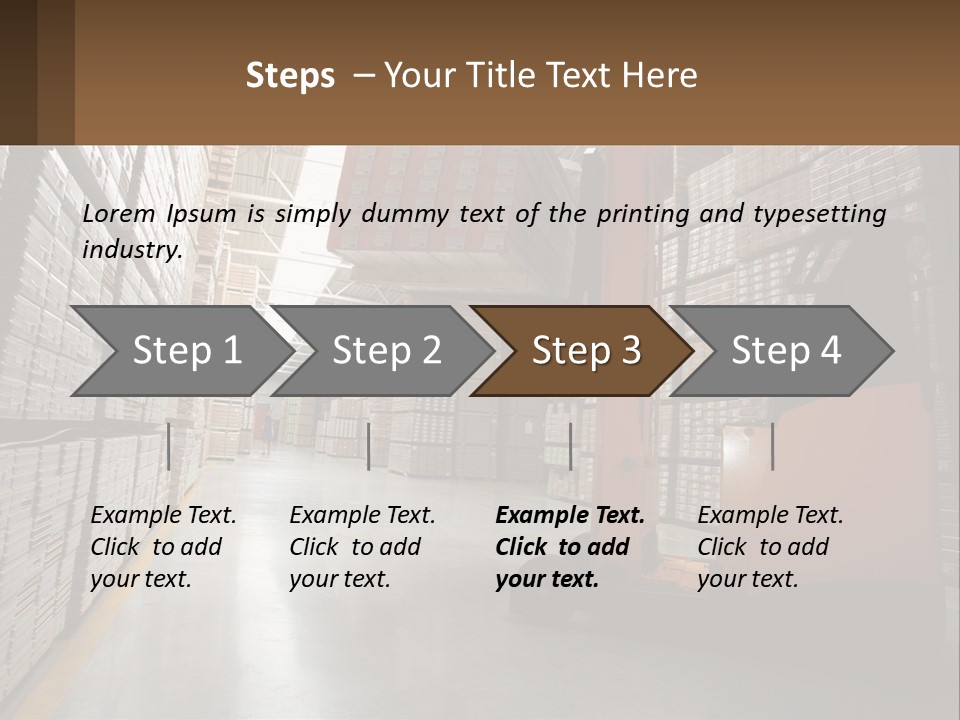 Postage Shape Balloon PowerPoint Template
