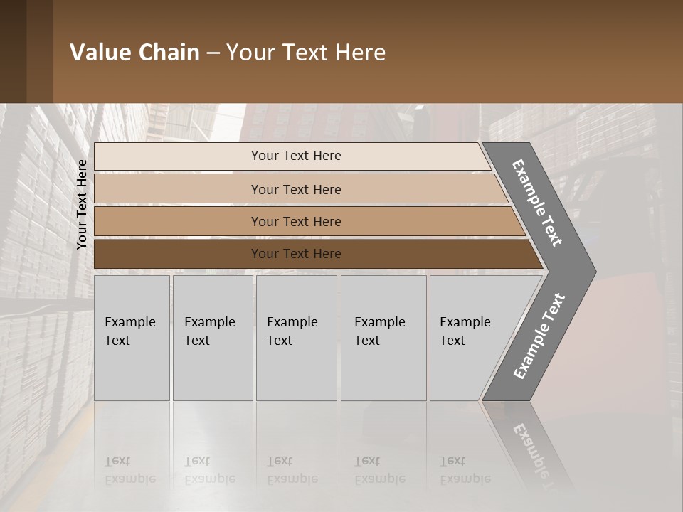 Postage Shape Balloon PowerPoint Template