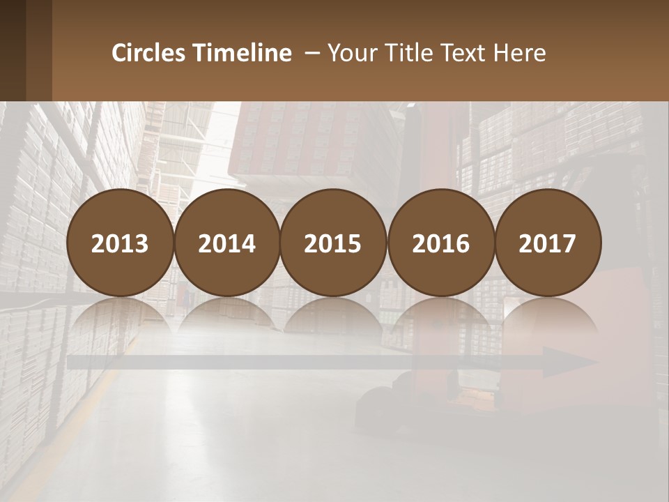 Postage Shape Balloon PowerPoint Template