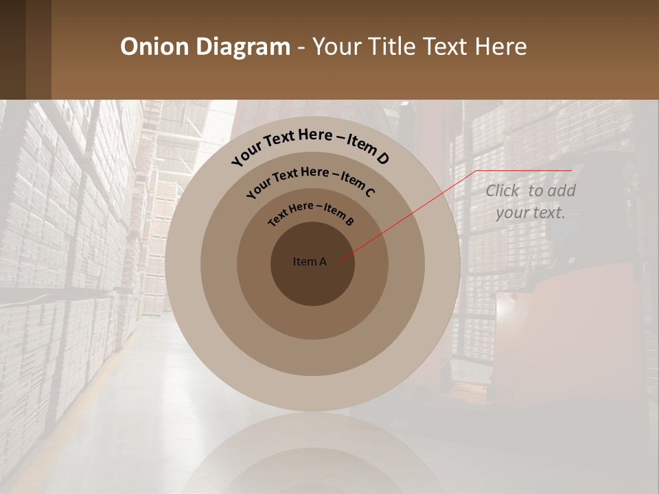 Postage Shape Balloon PowerPoint Template