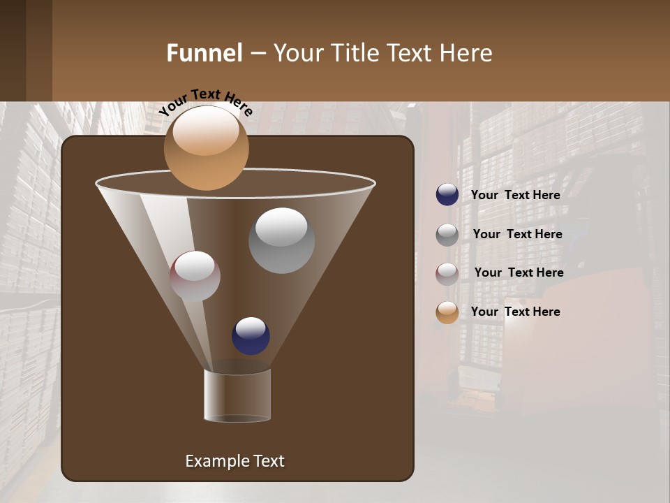 Postage Shape Balloon PowerPoint Template