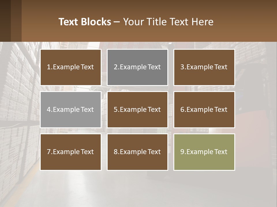 Postage Shape Balloon PowerPoint Template