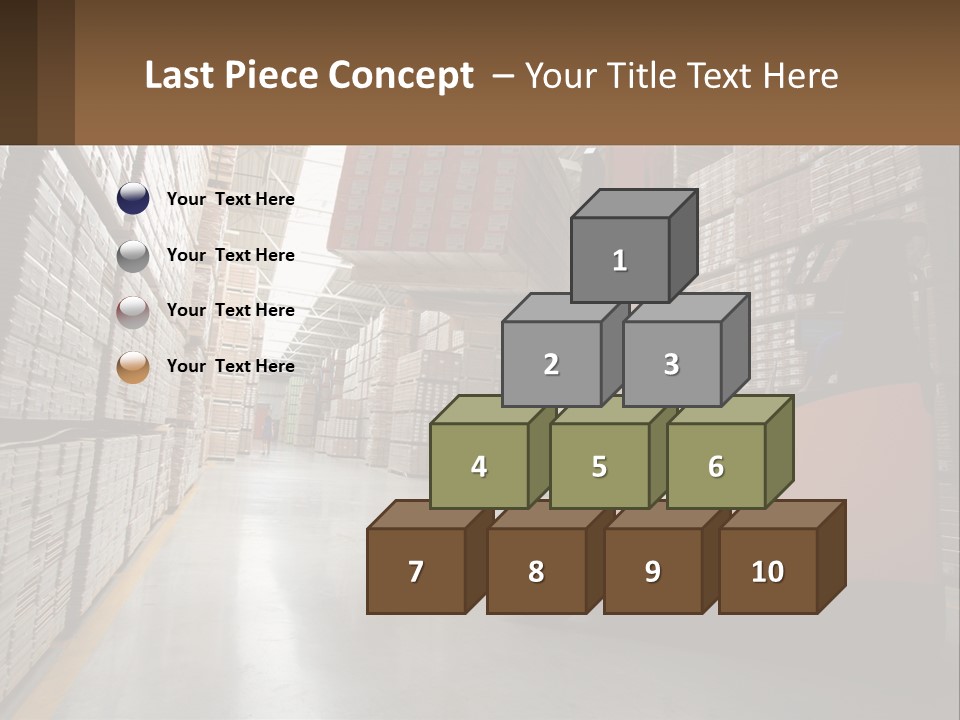 Postage Shape Balloon PowerPoint Template