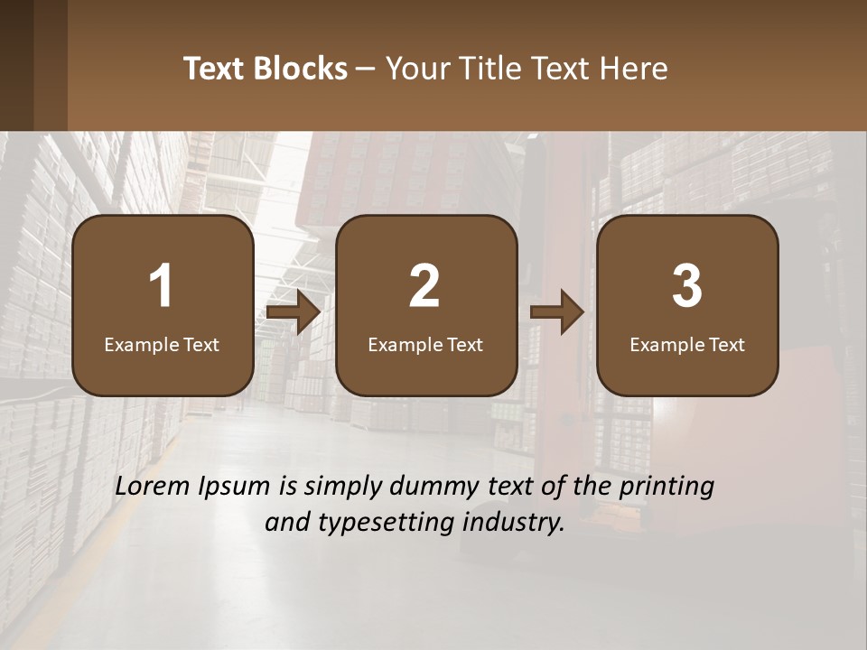 Postage Shape Balloon PowerPoint Template