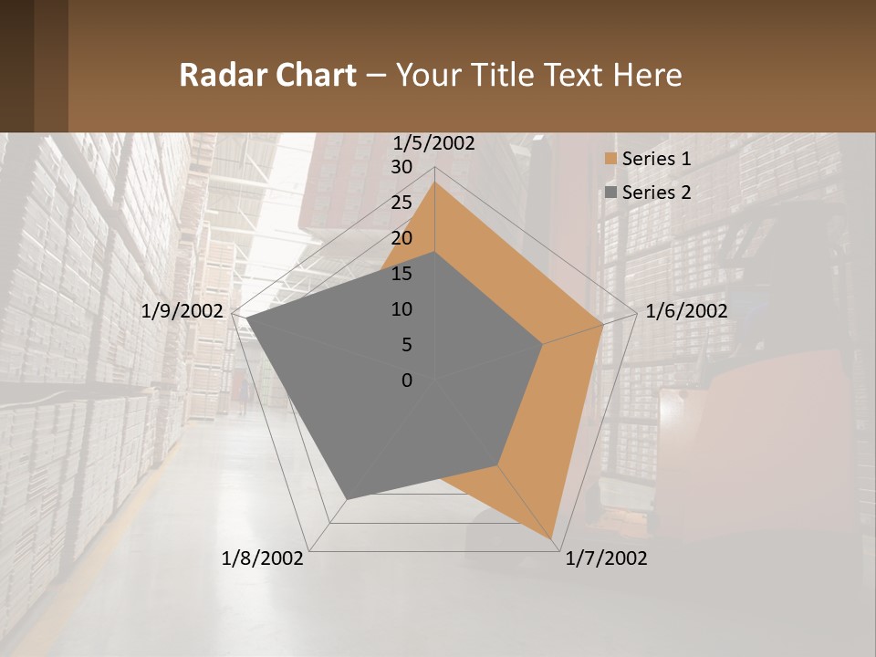 Postage Shape Balloon PowerPoint Template