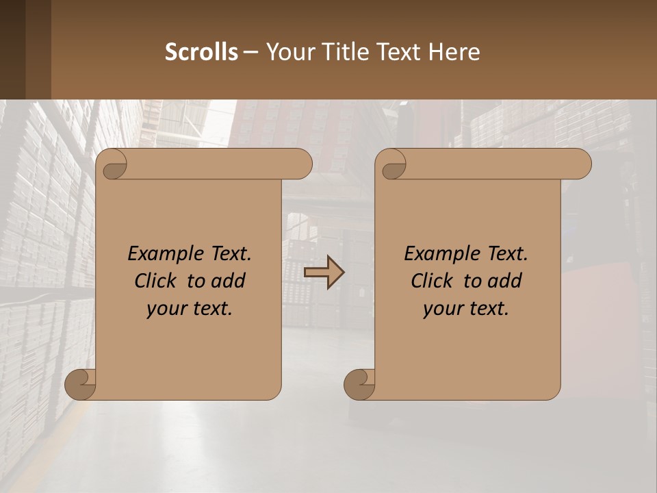 Postage Shape Balloon PowerPoint Template