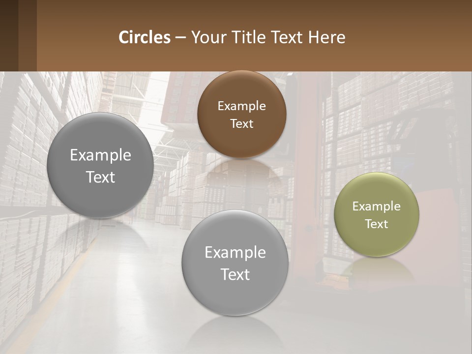 Postage Shape Balloon PowerPoint Template