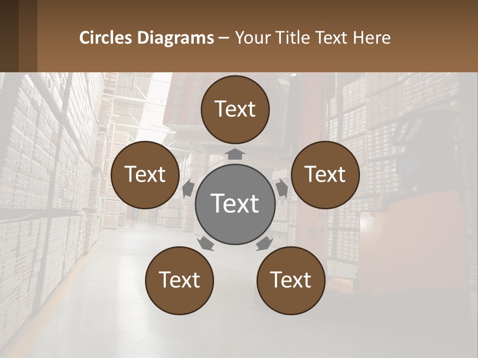 Postage Shape Balloon PowerPoint Template