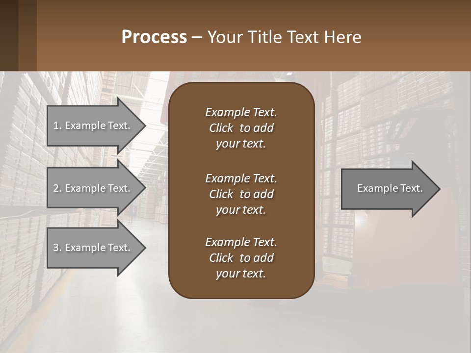Postage Shape Balloon PowerPoint Template