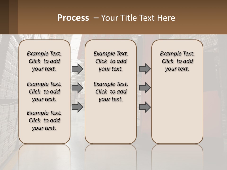 Postage Shape Balloon PowerPoint Template