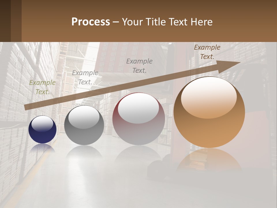 Postage Shape Balloon PowerPoint Template