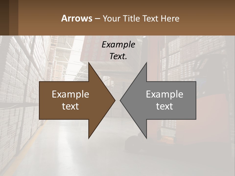 Postage Shape Balloon PowerPoint Template