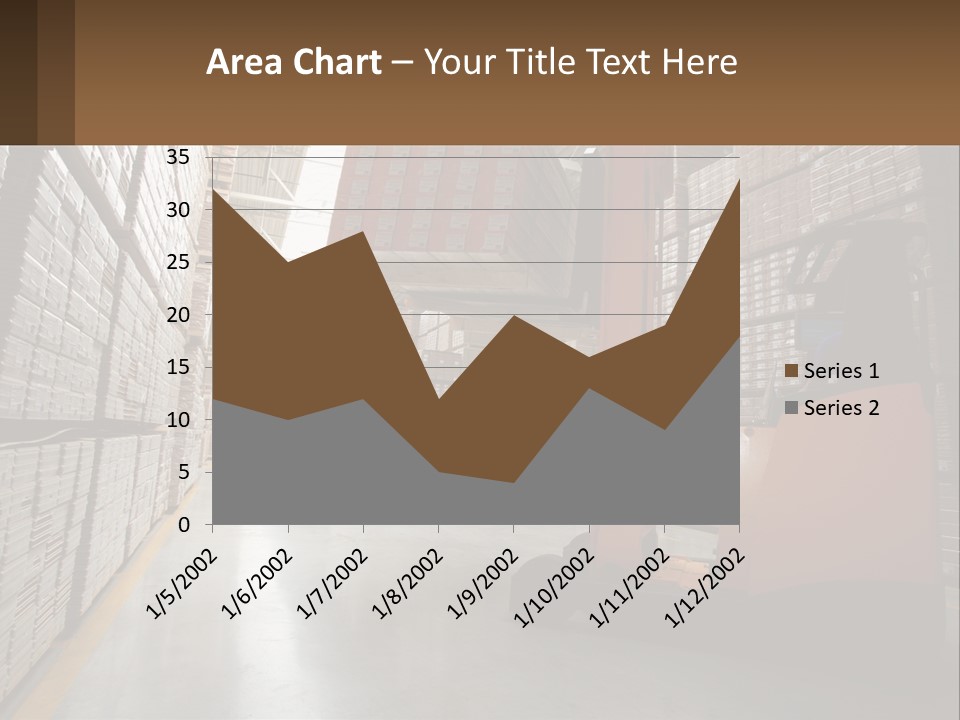 Postage Shape Balloon PowerPoint Template