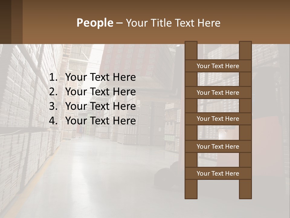 Postage Shape Balloon PowerPoint Template