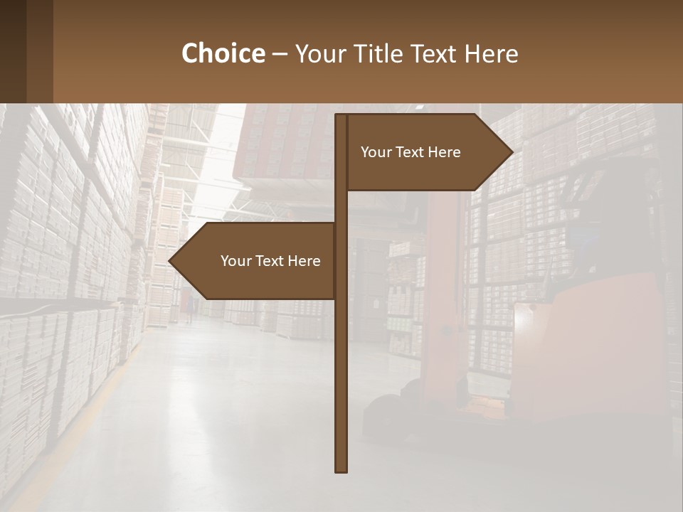 Postage Shape Balloon PowerPoint Template