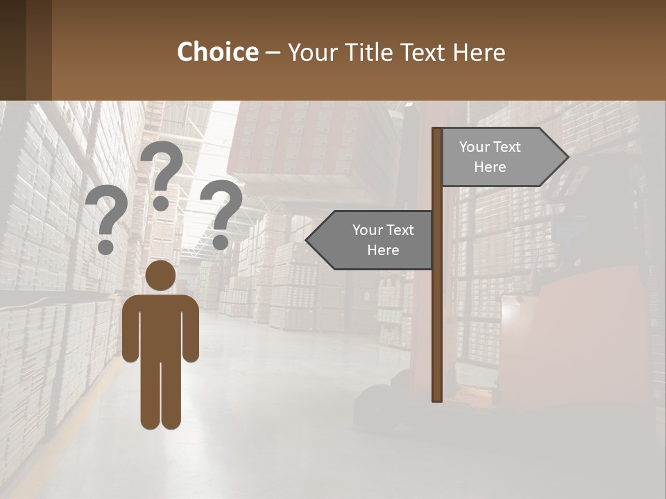 Postage Shape Balloon PowerPoint Template