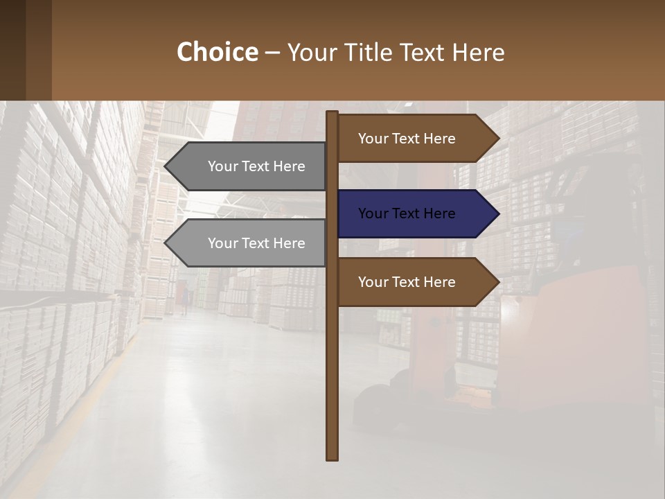 Postage Shape Balloon PowerPoint Template