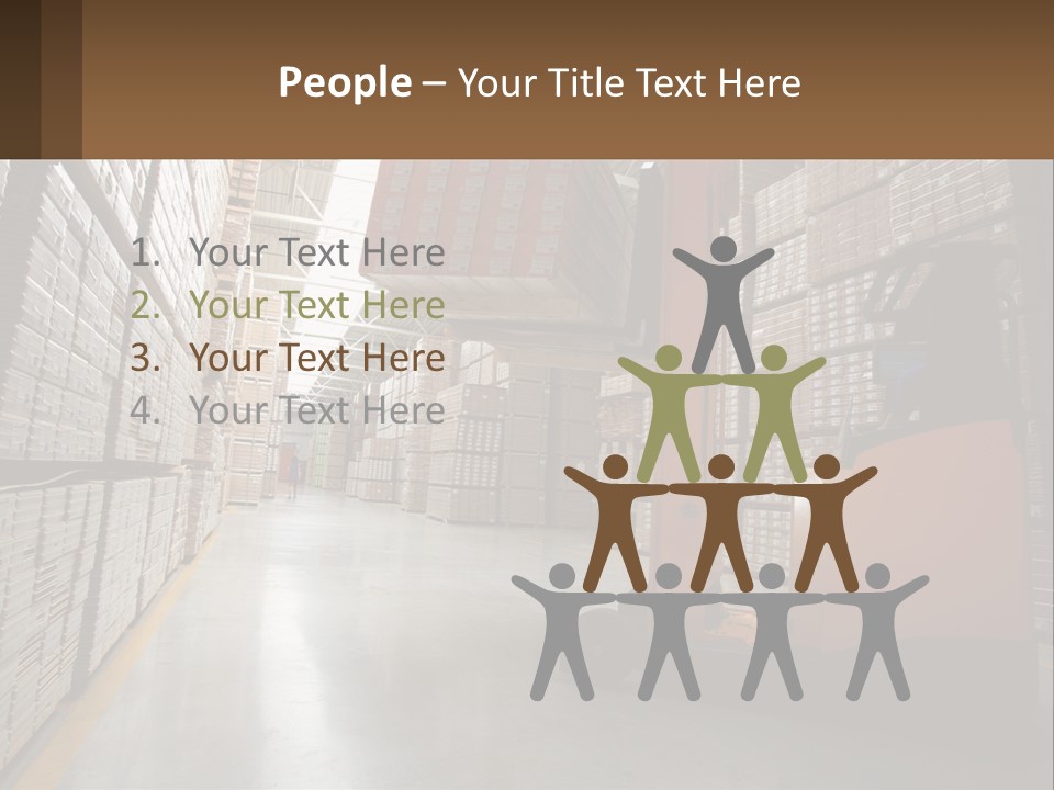 Postage Shape Balloon PowerPoint Template