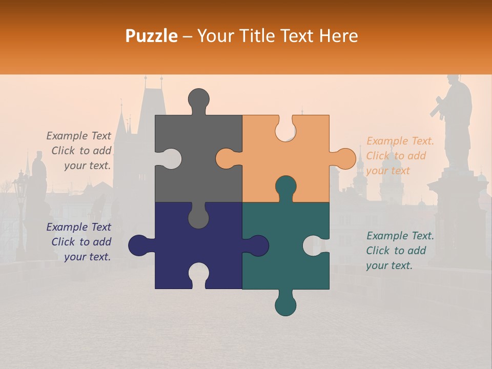 Spiral Design Gift PowerPoint Template