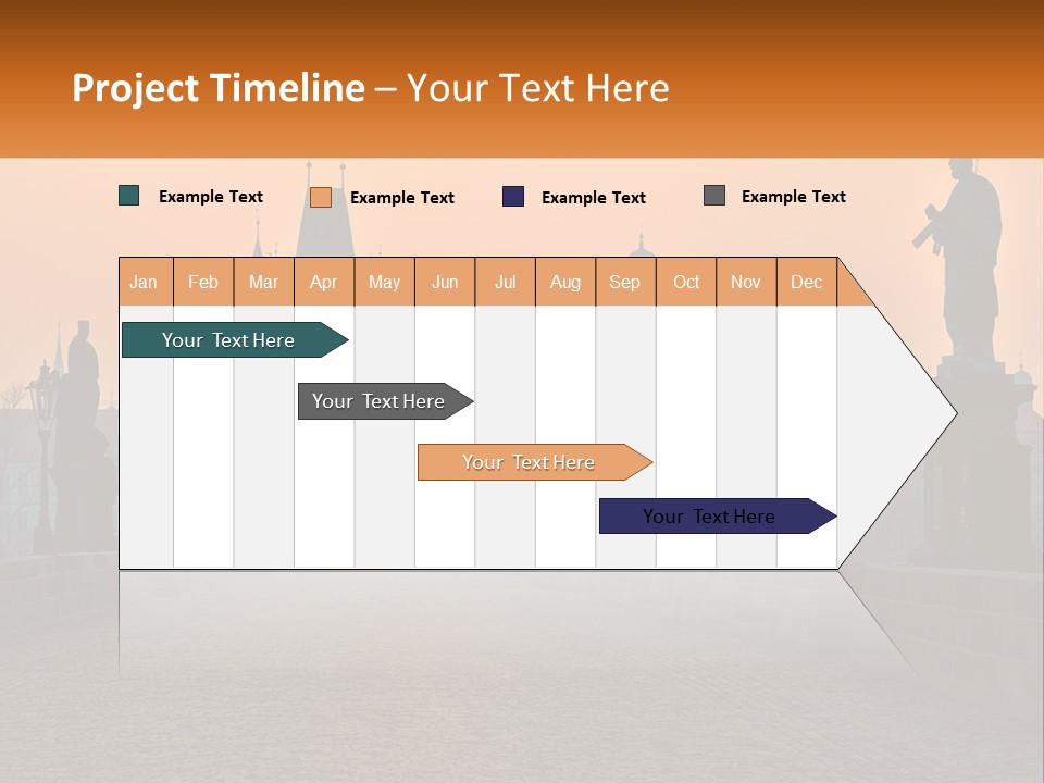 Spiral Design Gift PowerPoint Template