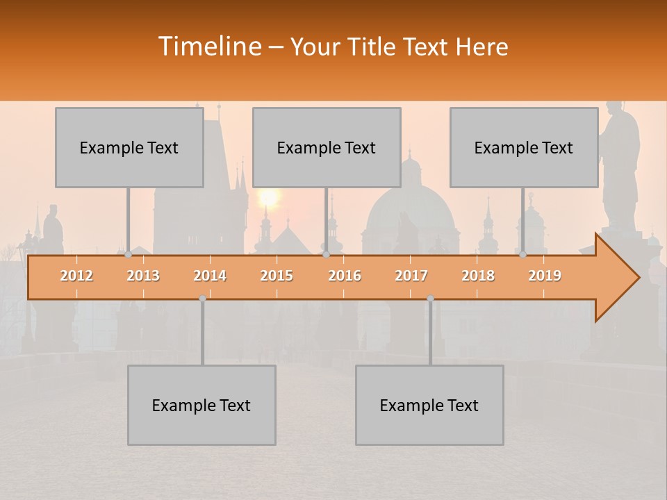 Spiral Design Gift PowerPoint Template