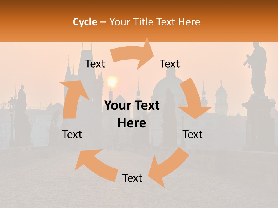 Spiral Design Gift PowerPoint Template