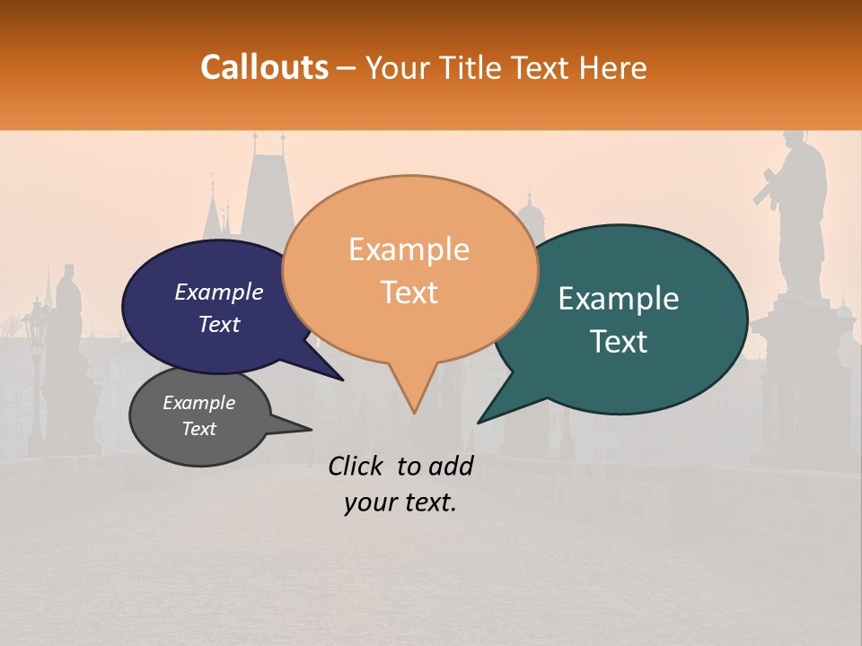 Spiral Design Gift PowerPoint Template