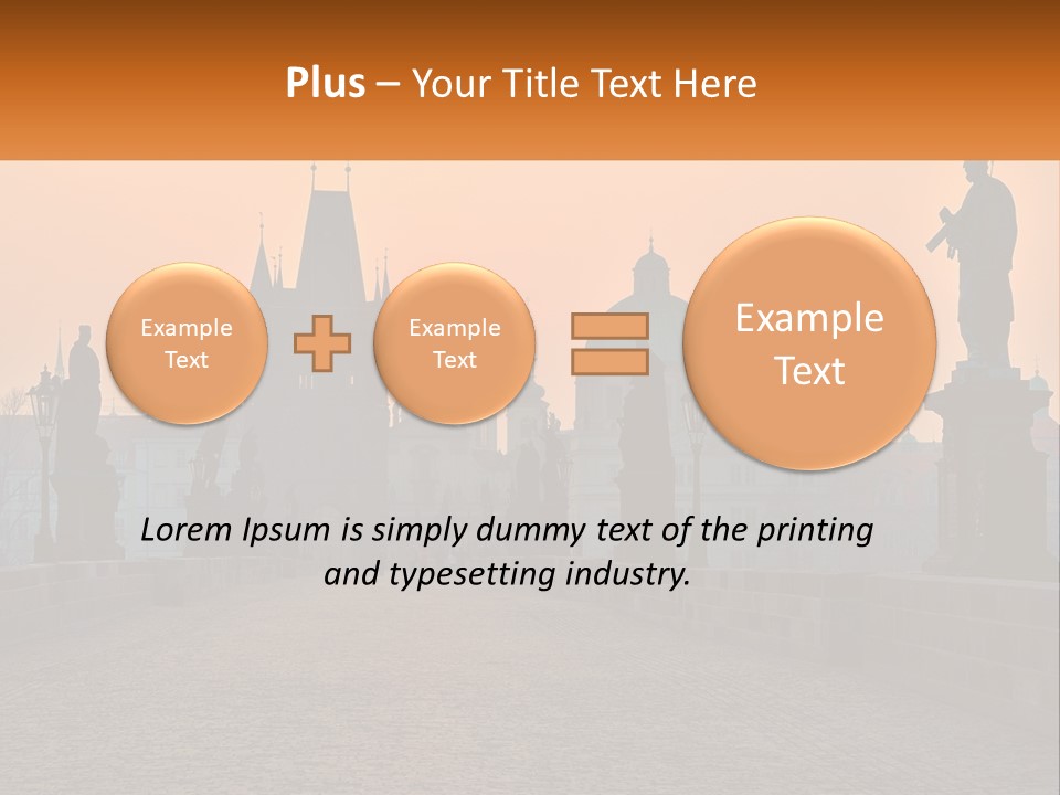 Spiral Design Gift PowerPoint Template