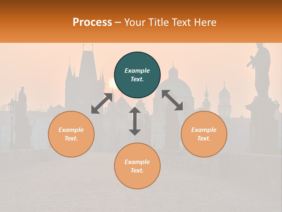 Spiral Design Gift PowerPoint Template