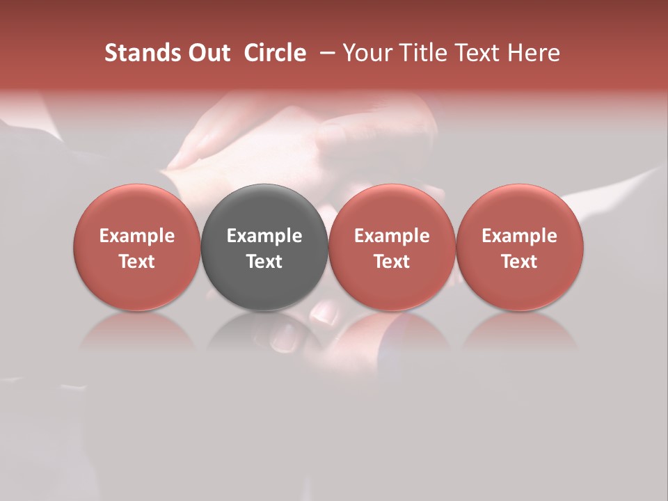 Stamp Bird Spiral PowerPoint Template