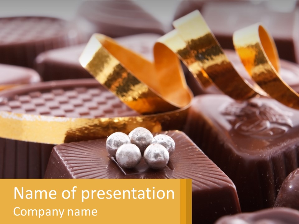 Background Party Dessert PowerPoint Template