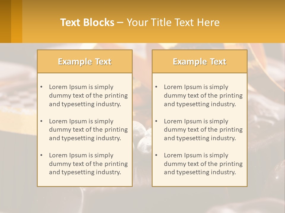 Background Party Dessert PowerPoint Template